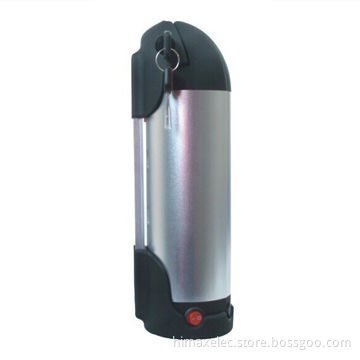 bottle type 36v 10ah electric bike li ion battery with BMS and charger